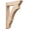 Ekena Millwork 7 1/2-in W x 32-in D x 44-in H Balboa Trad Rough Cedar Woodgrain TimberThane Outlooker, Primed Tan OUTUR075X32X44BOA04RCPR - alternate 1